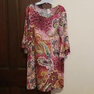 Floral/Feather dress/tunic